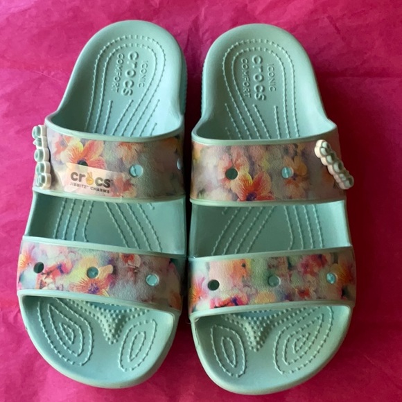 😴💐 CROCS CLASSIC DREAM SANDALS 💐😴 NWT 😴💐 - Picture 13 of 16